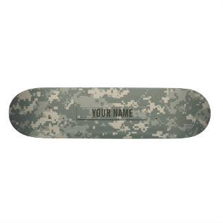 Army ACU Camouflage Customisable Skateboard