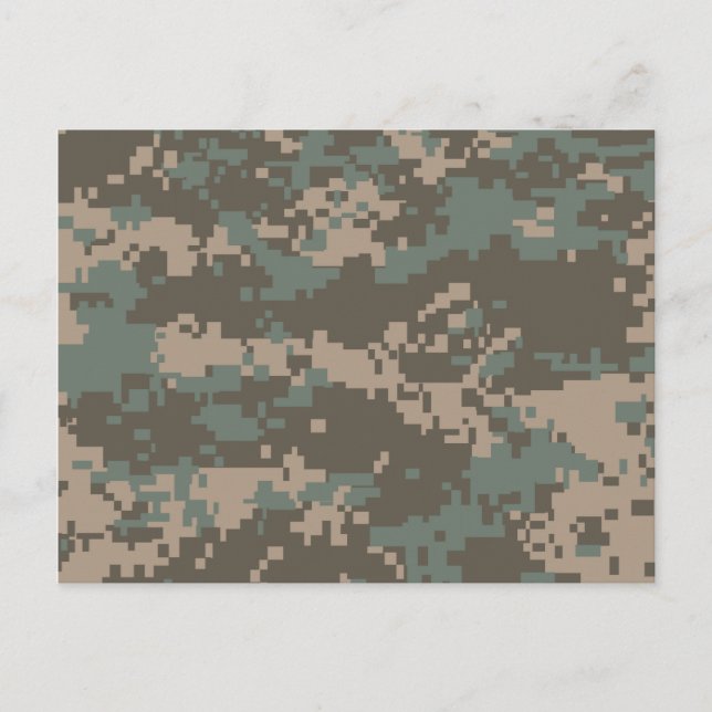 Army ACU Camouflage Postcard (Front)