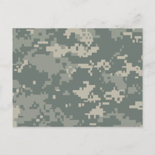 Army ACU Camouflage Postcard