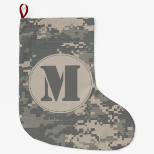 ARMY ACU Digital Camo Camouflag Christmas Stocking