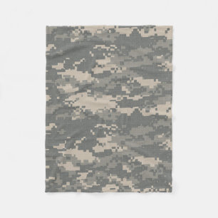 ARMY ACU Digital Camo Camouflage Fleece Blanket