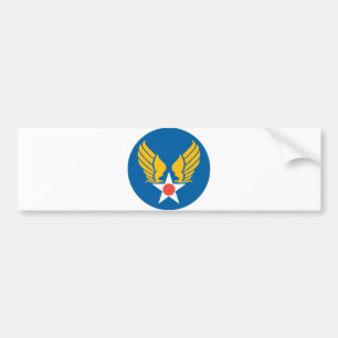 Army Air Corps Shield Bumper Sticker
