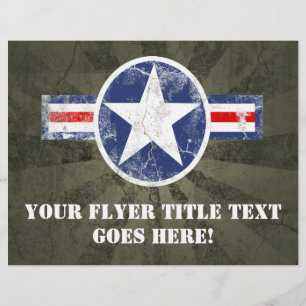 Army Air Corps Vintage Flyer