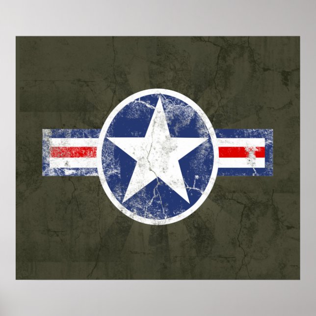 Army Air Corps Vintage Poster (Front)