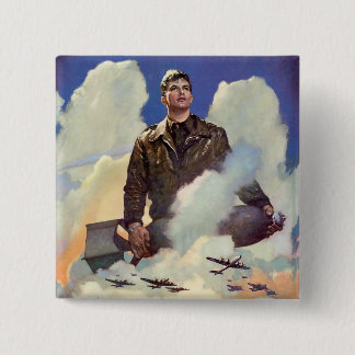 Army Air Forces 15 Cm Square Badge