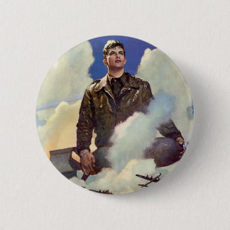 Army Air Forces 6 Cm Round Badge