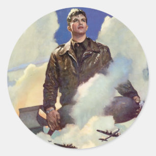 Army Air Forces Classic Round Sticker