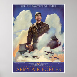 Army Air Forces Poster