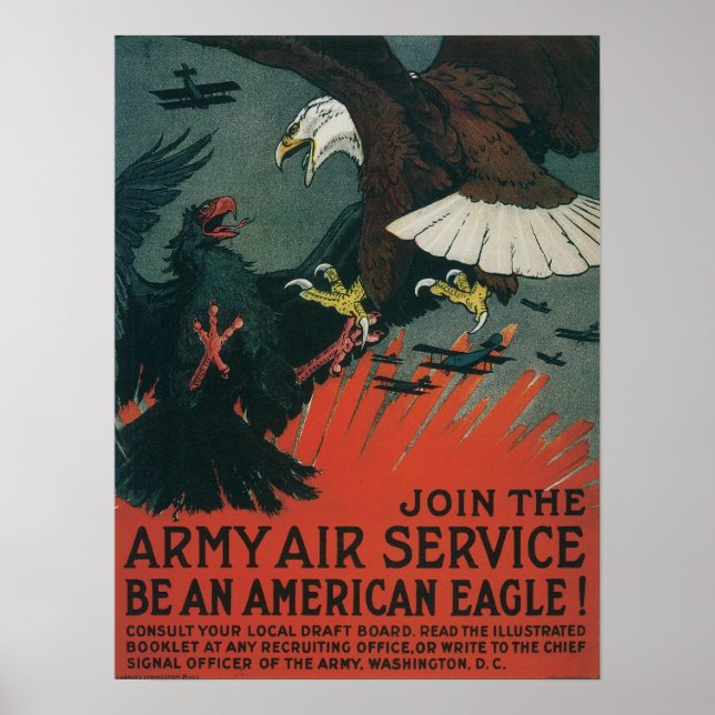 Army Air Service Poster (Front)