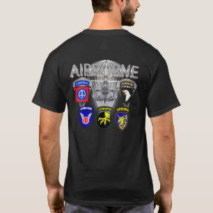 Army Airborne Divisions Past and Present T-Shirt