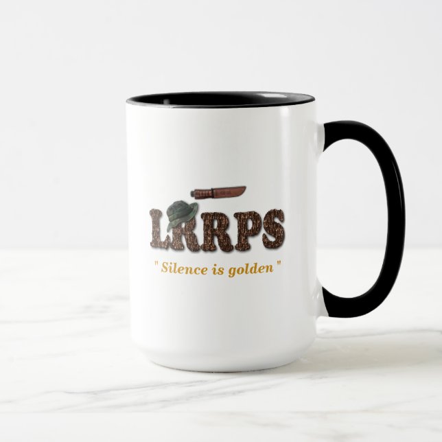 army airborne rangers LRRPS veterans vets Mug (Right)