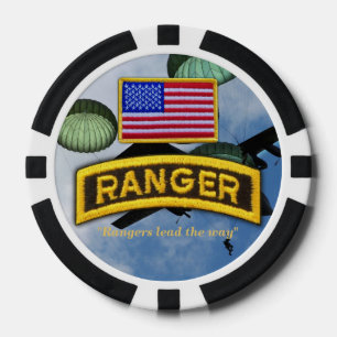 army airborne rangers nam poker chips