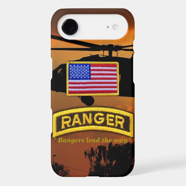 Army airborne rangers veterans vets tab Case-Mate iPhone case (Back)