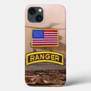 Army airborne rangers veterans vets tab iPhone 13 case