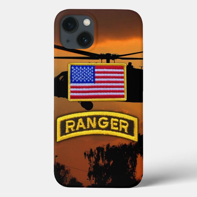 Army airborne rangers veterans vets tab Case-Mate iPhone case (Back)