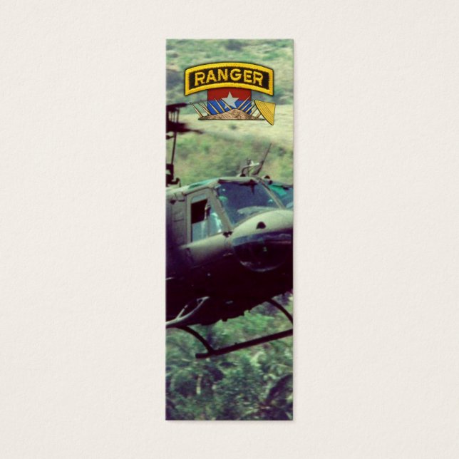 Army Airborne Rangers Vietnam War bookmarkers (Front)