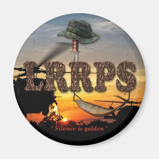 army airborne rangers vietnam war LRRPS Magnet (Front)