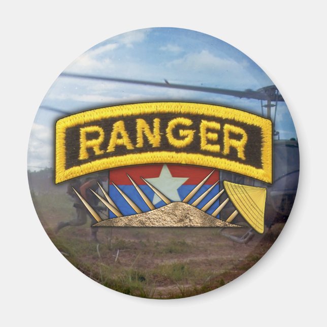 army airborne rangers vietnam war magnet (Front)