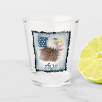 Army American Flag & Eagle