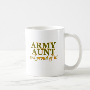 Army Aunt and Proud of It Coffee Mug