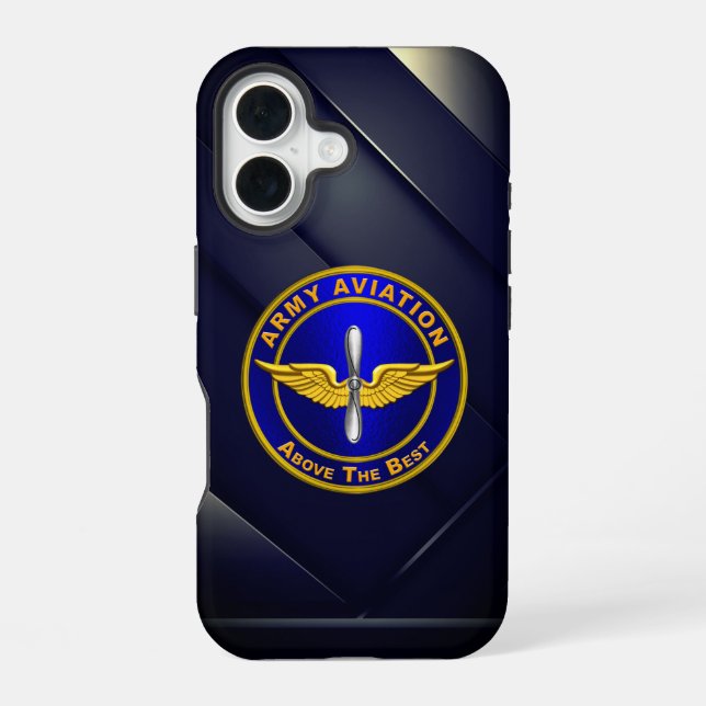 Army Aviation iPhone 16 Case (Back)