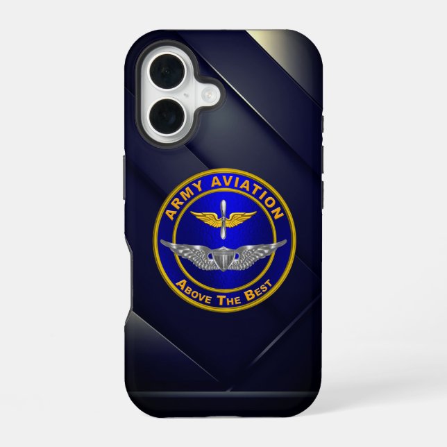 Army Aviation iPhone 16 Case (Back)