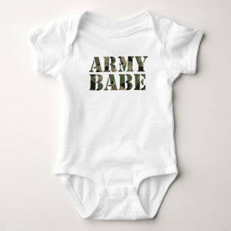 Army Babe Baby Bodysuit