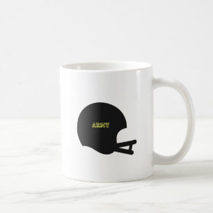 Army Black Knights Vintage Football Helmet Logo Coffee Mug
