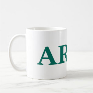 Army Bold Typography Military Style Minimal Text  Coffee Mug