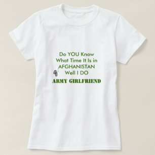 Army Boyfriend in AFGHANISTAN T-Shirt