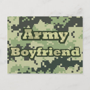 Army Boyfriend Postcard