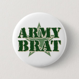 Army Brat 6 Cm Round Badge