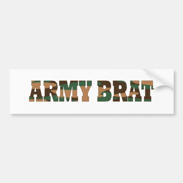 Army Brat Bumper Sticker (Front)
