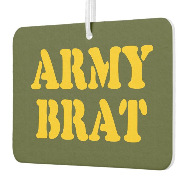ARMY BRAT CAR AIR FRESHENER (Left)