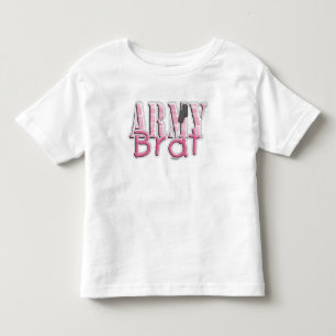 Army Brat pink Toddler T-Shirt