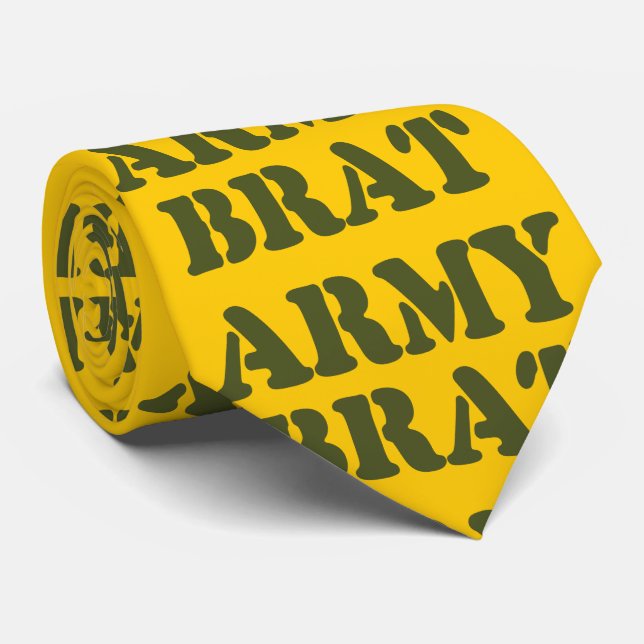 ARMY BRAT TIE (Rolled)