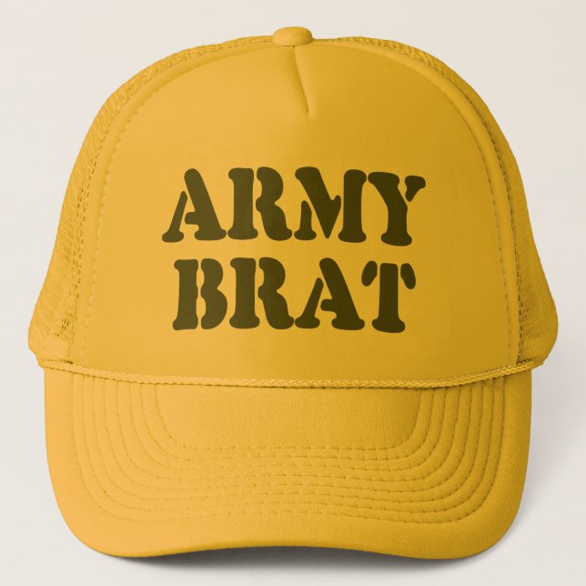 ARMY BRAT TRUCKER HAT (Front)