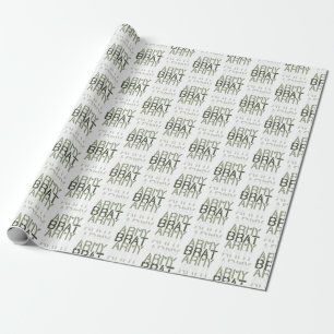 Army Brat Wrapping Paper