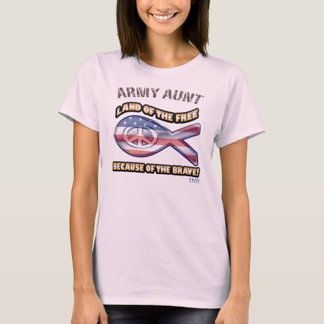 ARMY_BRAVE_AUNT T-Shirt (Front)