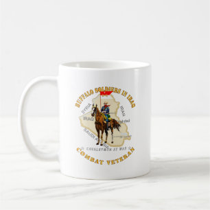 Army - Buffalo Soldiers in Iraq - Cavalrymen Coffee Mug