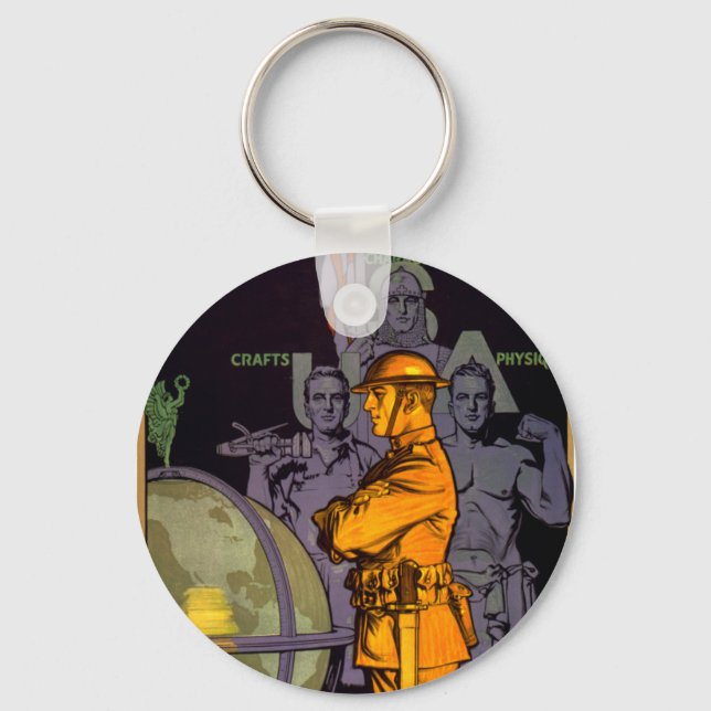 Army Builds MEN Key Ring (Front)