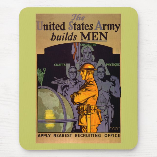 Army Builds MEN Mouse Mat (Front)