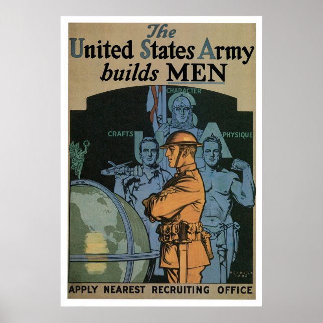 Army Builds MEN Poster (Front)
