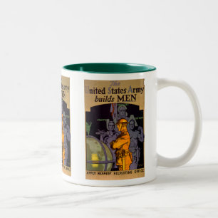 Army Builds MEN Two-Tone Coffee Mug