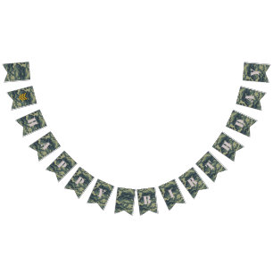 Army bunting flag, boy birthday