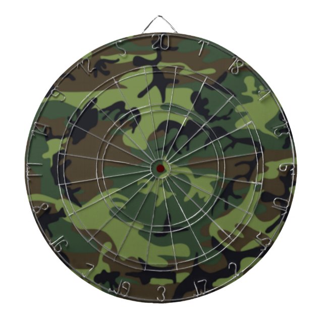 Army Camo Dartboard (Front)