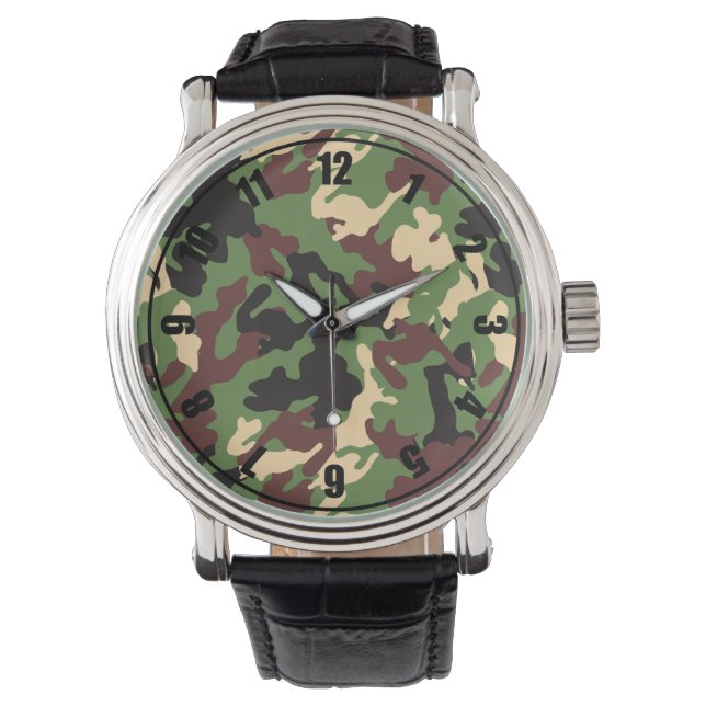 Army Camo Face Watch (Front)