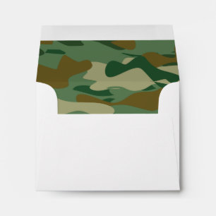 Army camo military camouflage liner envelopes