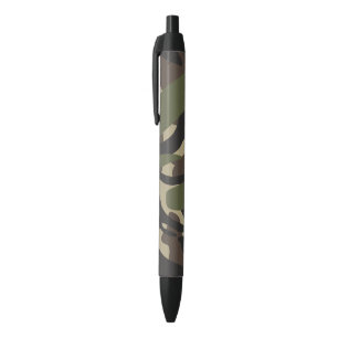 Army Camouflage  Black Ink Pen