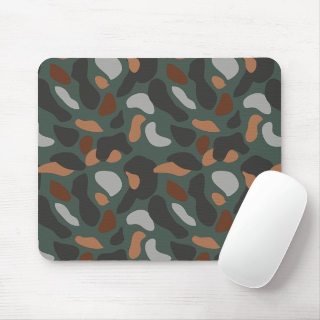 Army Camouflage Mouse Mat (With Mouse)